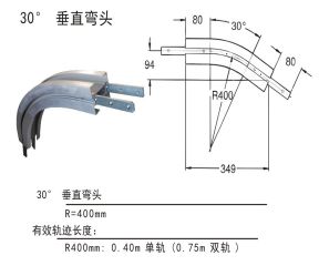 85垂直彎頭30度